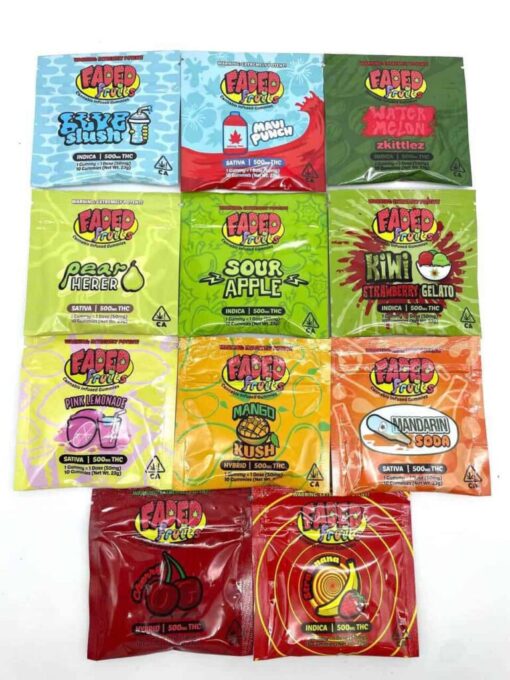 Faded Fruits Gummies Wholesale